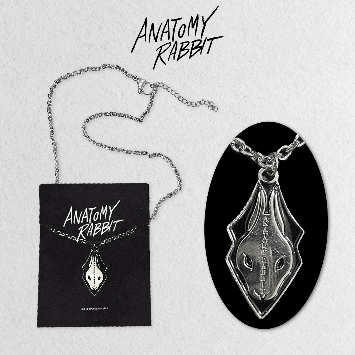 Anatomy Rabbit Necklace