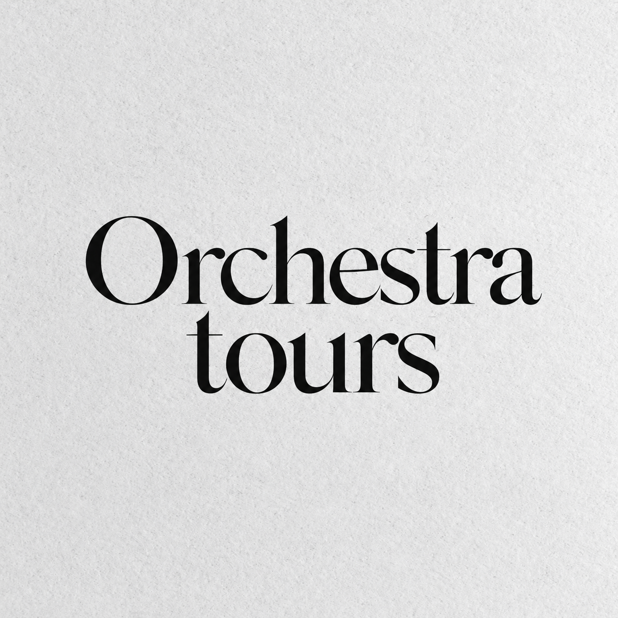 Orchestra tours