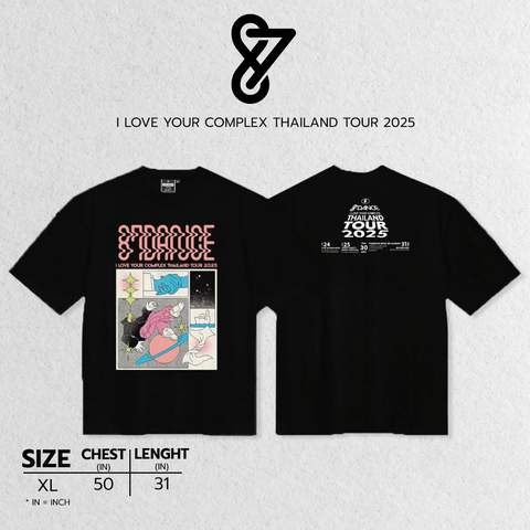เสื้อยืด 87DANCE คอลแลบ 7Th Street