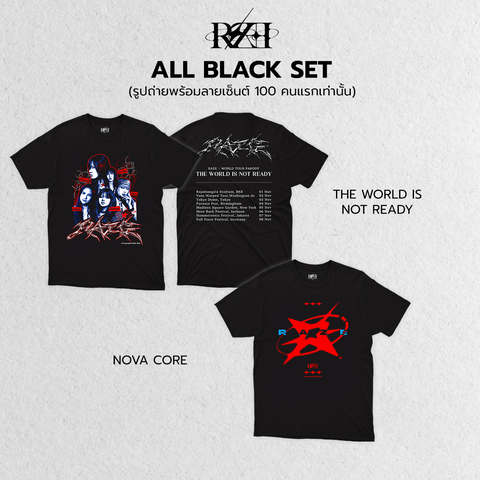 RAZE - ALL BLACK SET (Pre-order)