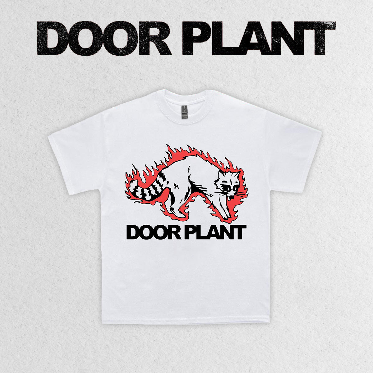 DOOR PLANT Collection BURNING RACCOON T-Shirt