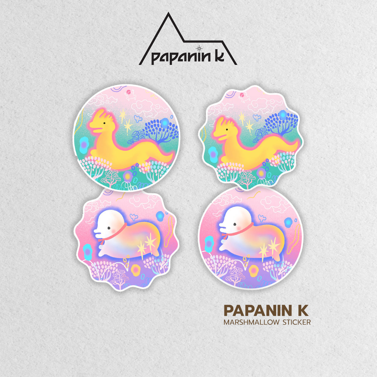 Papanin K - Marshmallow Sticker