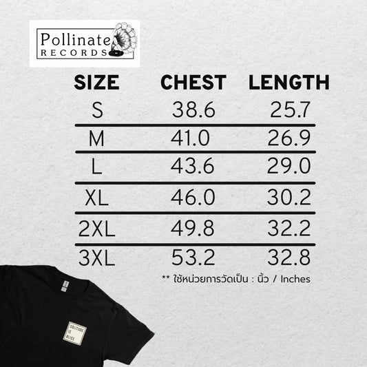 Solitude Is Bliss - สีดำ (เสื้อยืด)