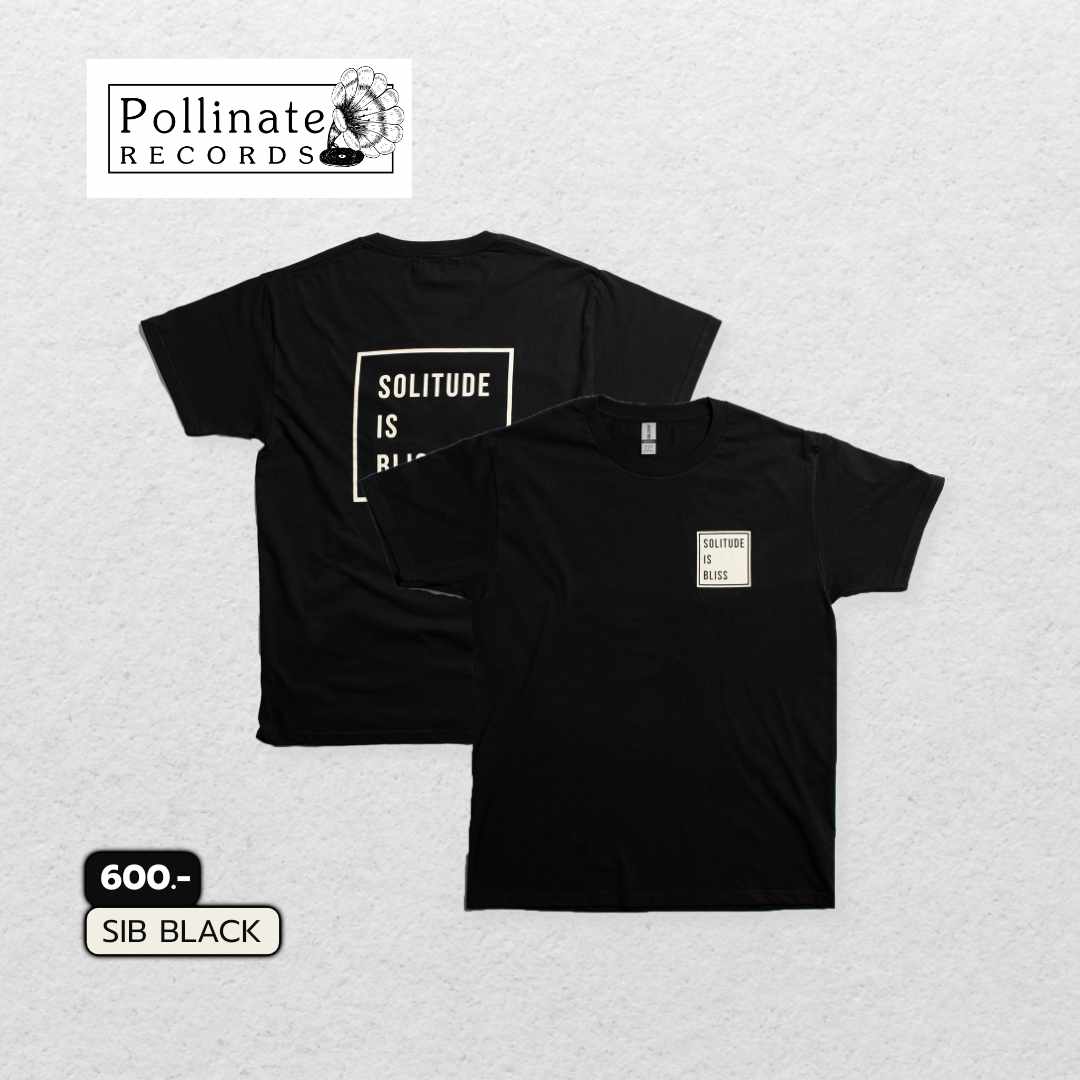 Solitude Is Bliss - สีดำ (เสื้อยืด)
